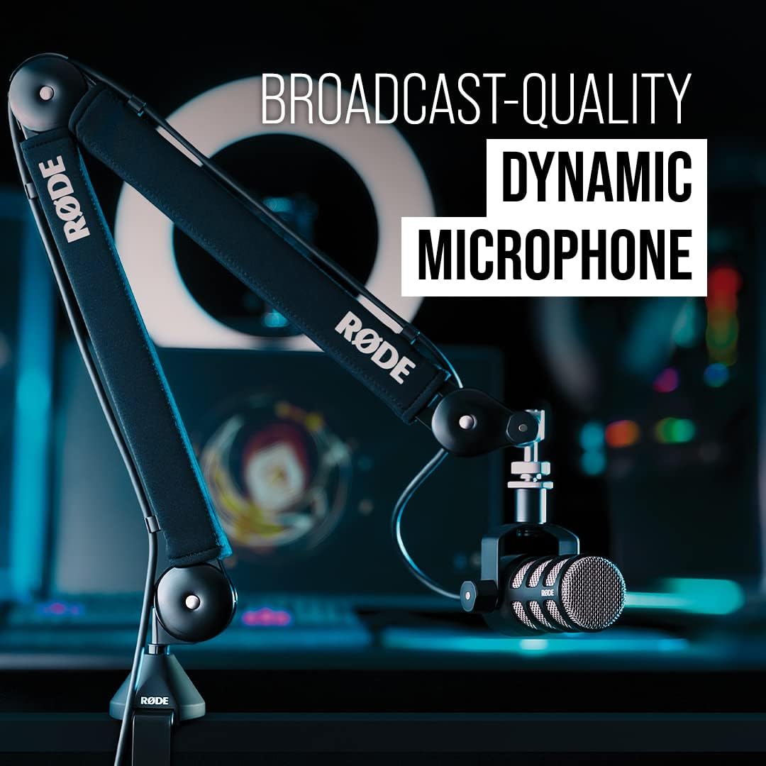 RØDE PodMic Cardioid Dynamic Broadcast Microphone — XLR Output, Requires Audio Interface (RØDECaster, AI-1, or similar). For USB Plug-and-Play, see PodMic USB. - Image 2