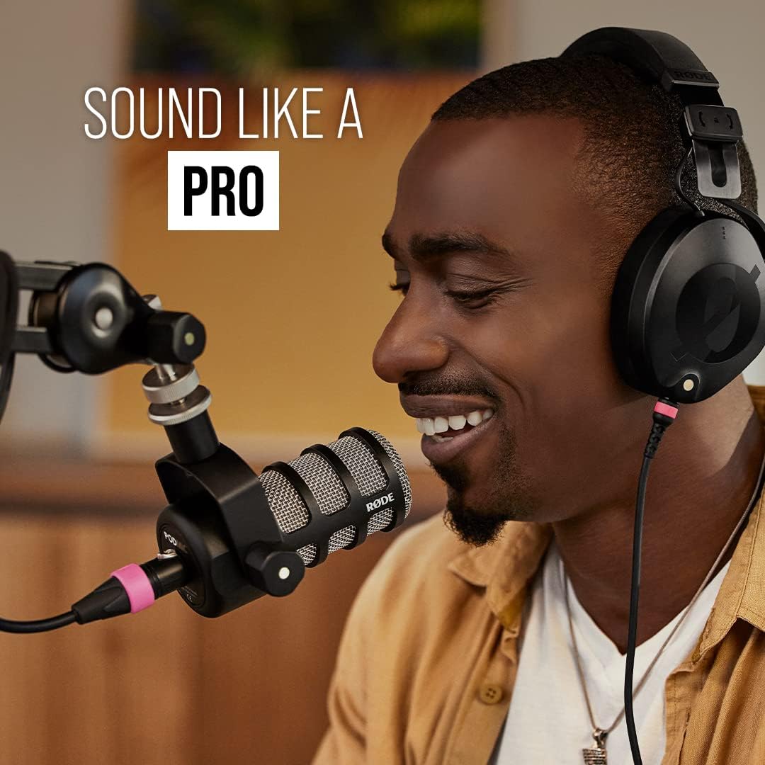 RØDE PodMic Cardioid Dynamic Broadcast Microphone — XLR Output, Requires Audio Interface (RØDECaster, AI-1, or similar). For USB Plug-and-Play, see PodMic USB. - Image 6